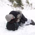 Терпеливо ждали меня они, на вершине Фалазы. Пока, паровозно пыхтя и проваливаясь в снег, продвигался я вверх, с поспешностью, сравнимой со скоростью естественной эрозии окрестных скал.
            